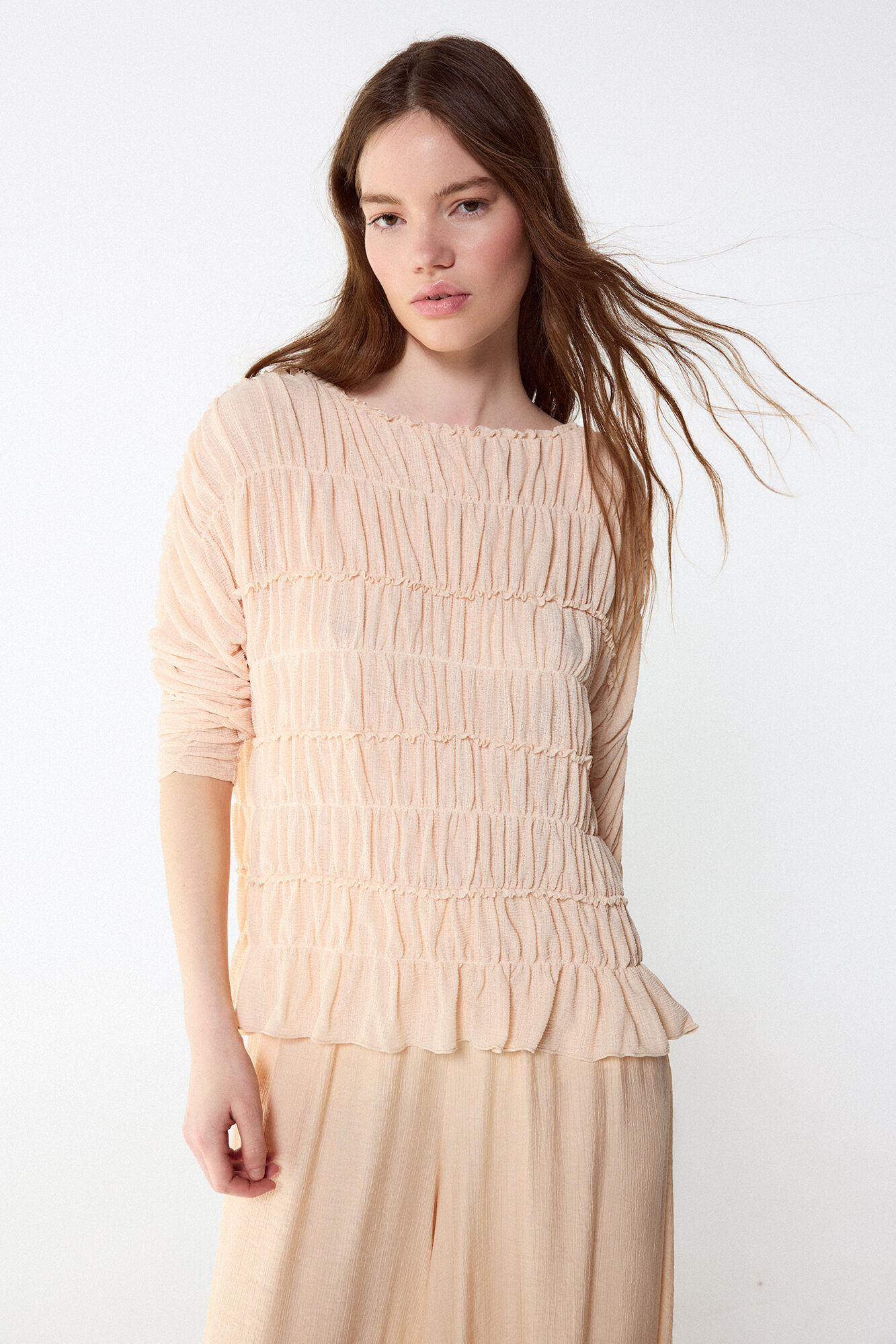 Slowlove Top frunces