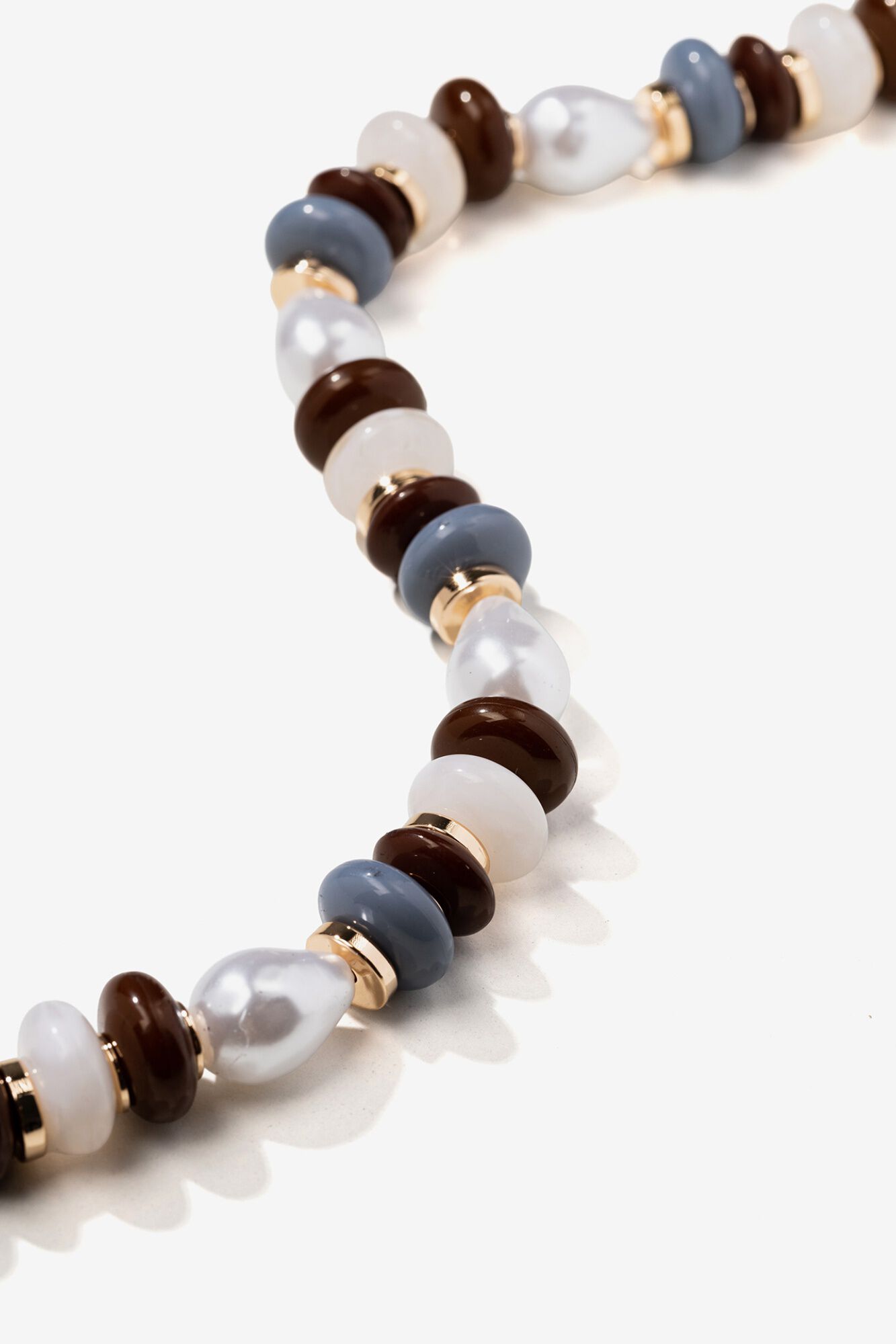 Vilanova Colar de contas tricolor