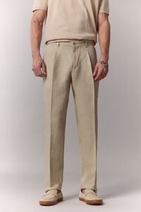 OOTO Cal&ccedil;a de fato coordenado em linho