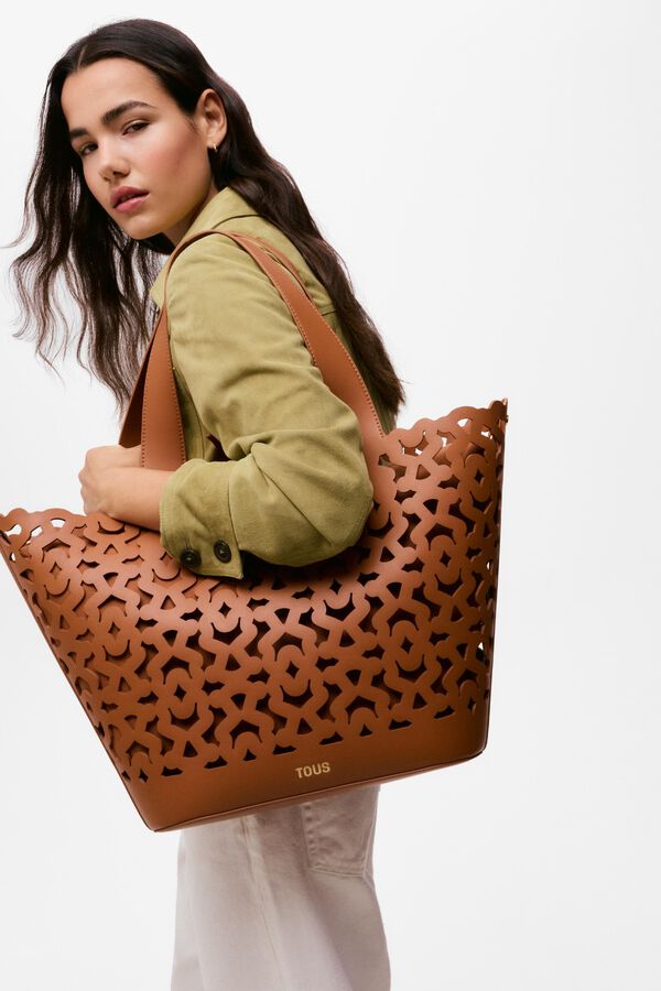 Tous Bear Shock large basket bag Beige
