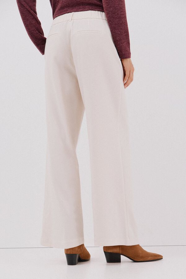 Cortefiel Women's trousers White