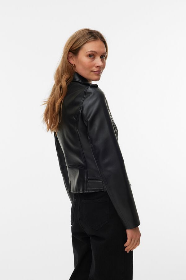 Vero Moda Biker jacket Black