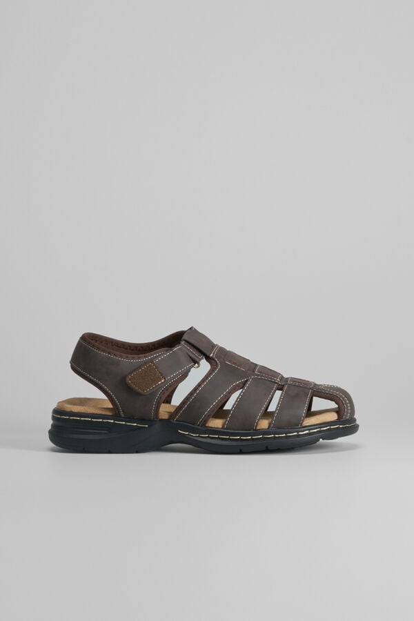 Comfeet Closed comfort sandal COMFEET Dark brown