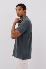 Cortefiel Basic piqué polo shirt Grey