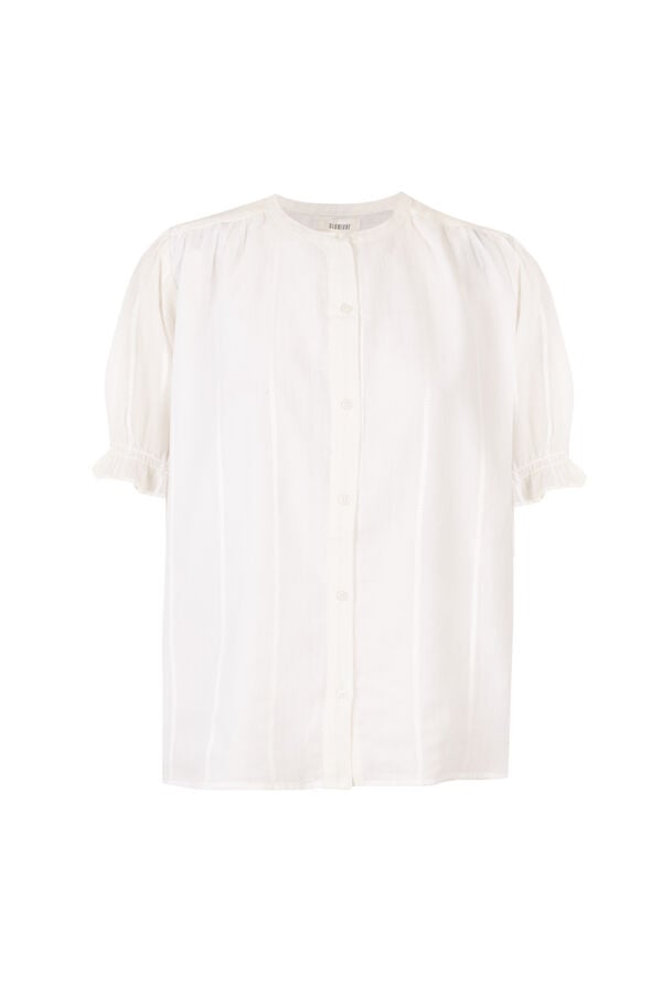 Slowlove Blusa dobby fluido Marfil