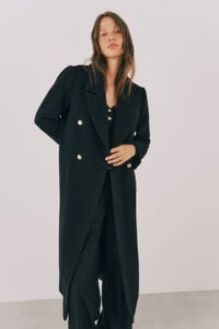 Cortefiel Long coat Italian fabric