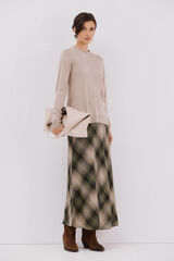 Cortefiel Soft feel jumper Beige