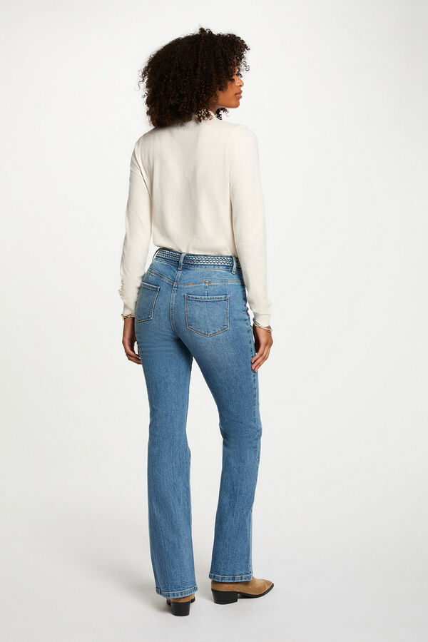 Morgan Camisola de gola polo Ecru