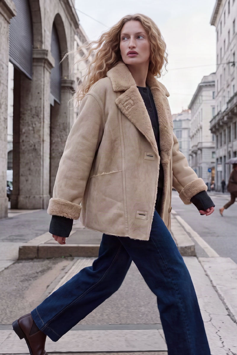 Cortefiel Double-faced jacket