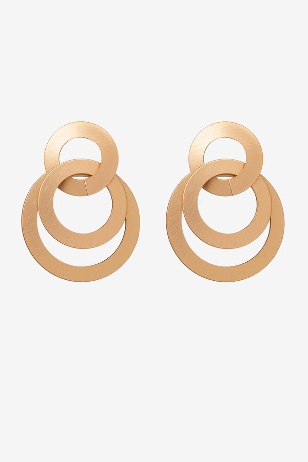 Cortefiel Gold-tone drop earrings Gold