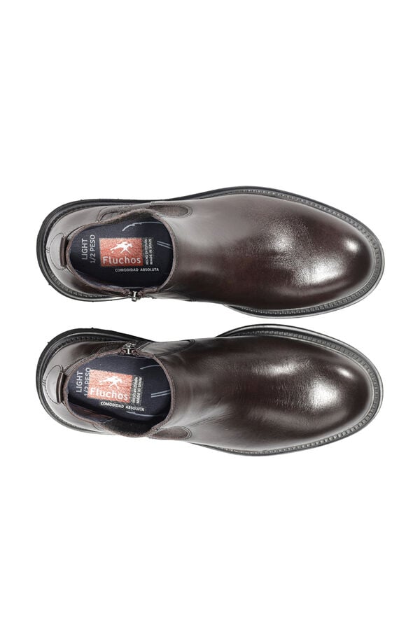 Fluchos Botim Lincon para homem Castanho