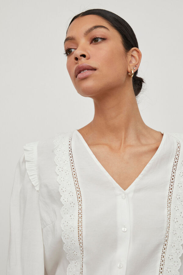 Vila Camisa enfiada Branco