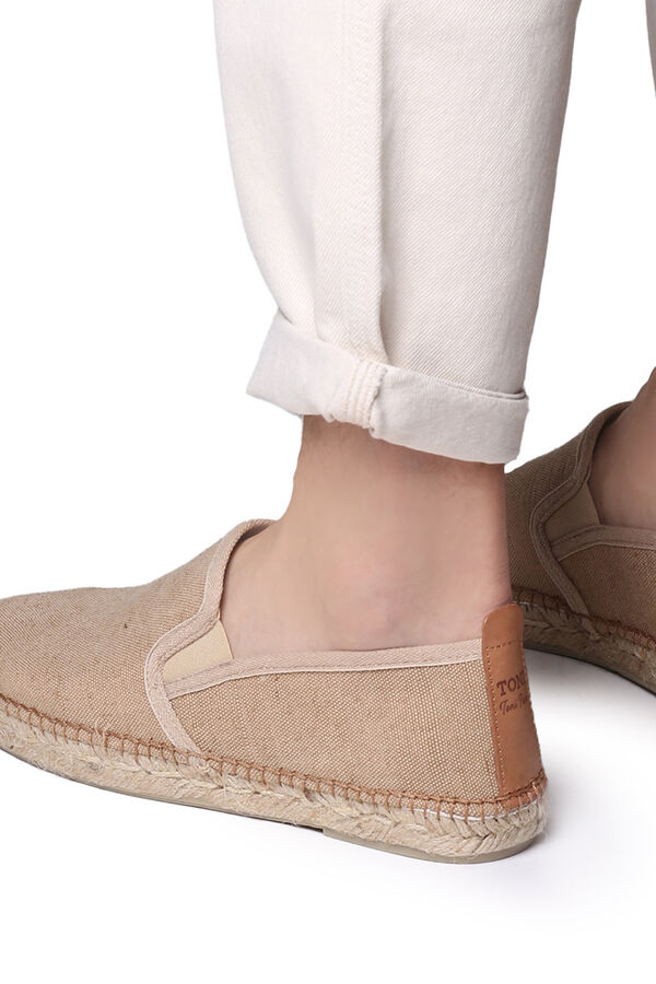 Toni Pons Espadrille clássica plano para homem Castanho