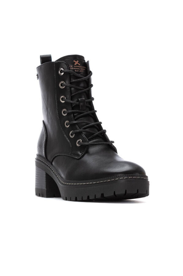 XTI Lace-up ankle boot Black