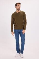 Jack & Jones Jersey polo regular fit Marrón oscuro