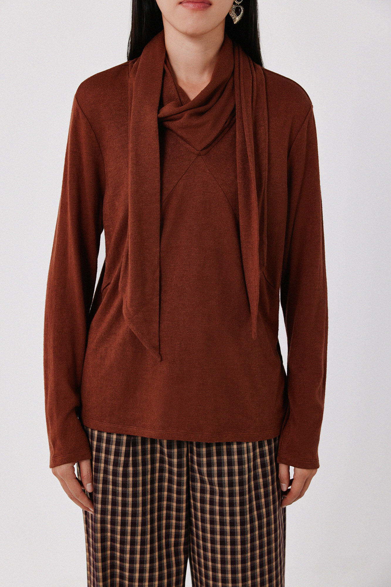 Cortefiel Scarf T-shirt