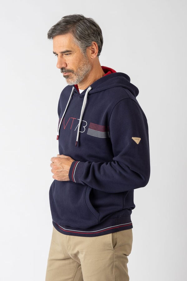 Privata Sweatshirt com capuz e bolsos Azul