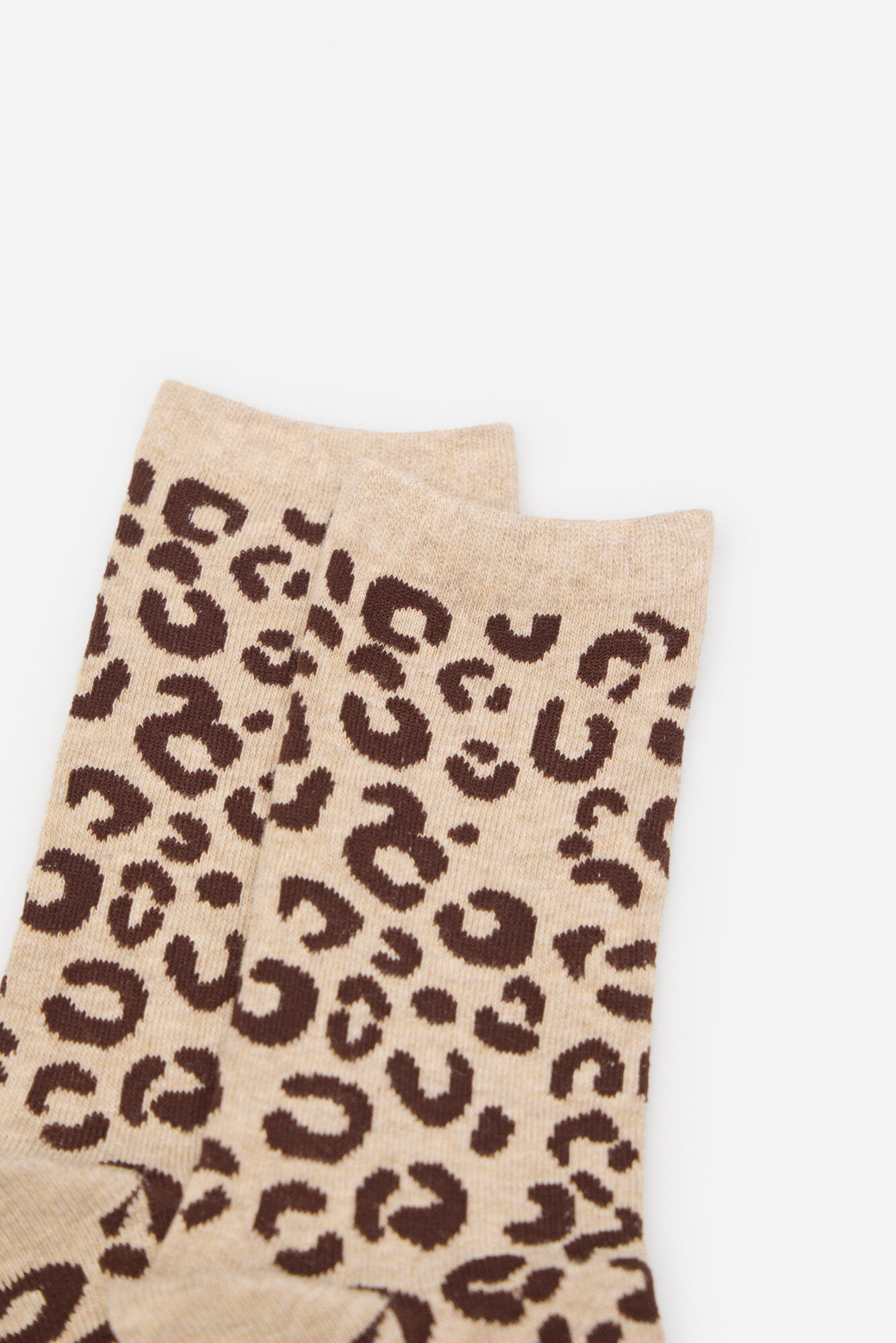 Cortefiel Long leopard sock