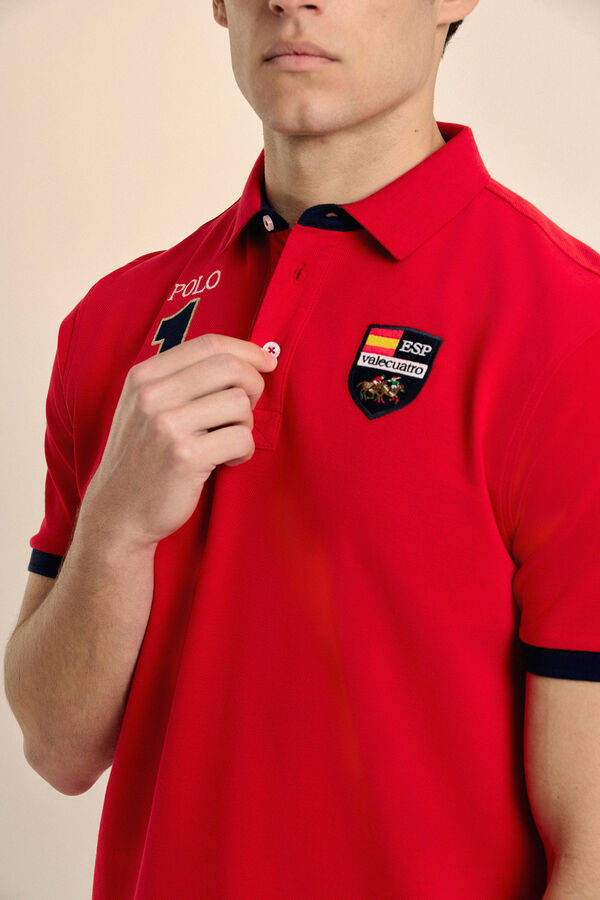Valecuatro Espanha Polo Vermelho