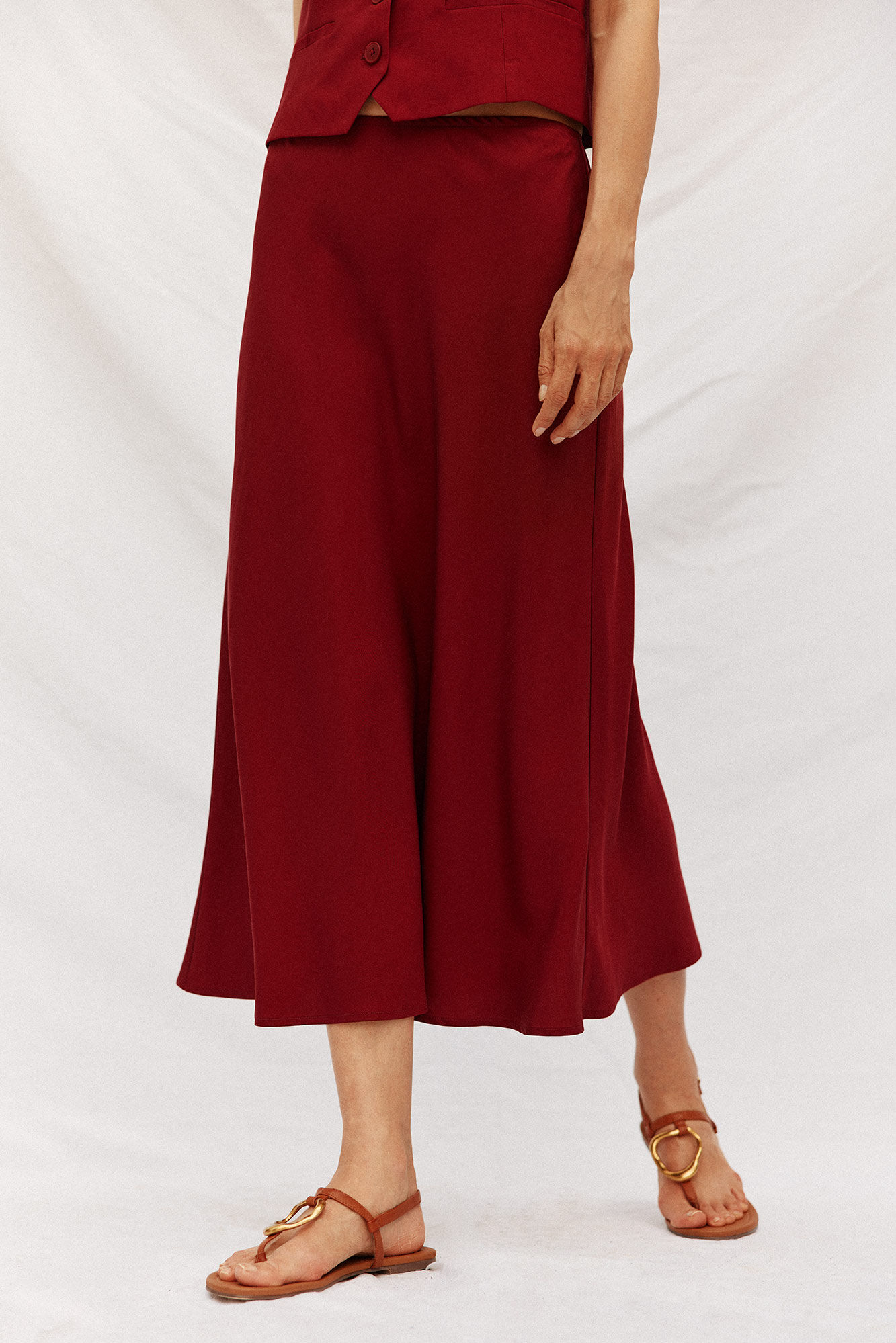 Cortefiel Fluid Tencel skirt