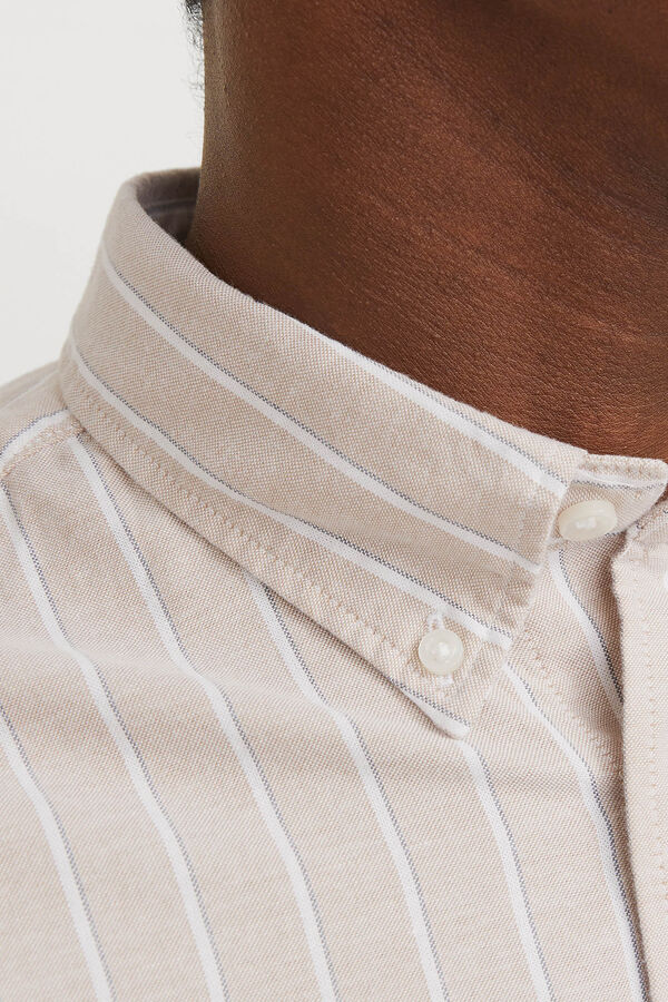 Jack & Jones Camisola oxford slim fit Cinzento