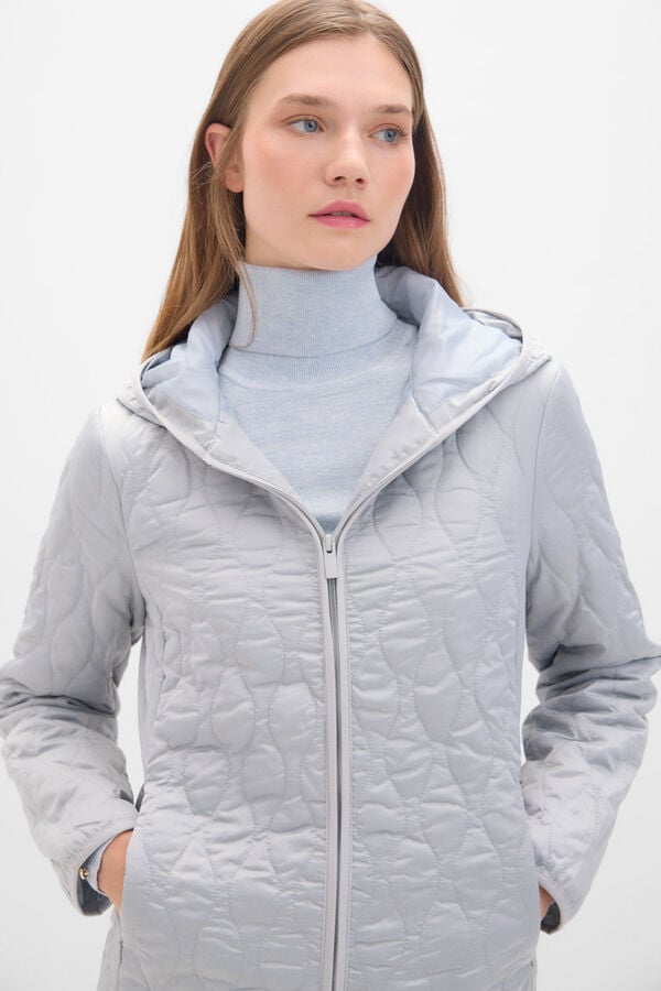 Cortefiel Ultralight quilted jacket Grey