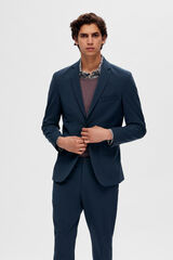 Cortefiel Slim fit blazer  Blue