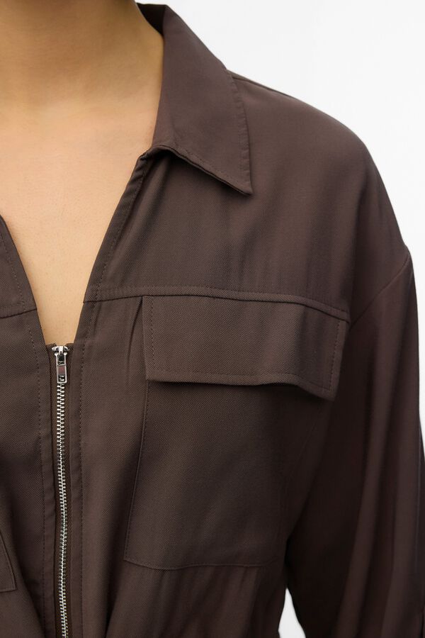 Vero Moda Women's long sleeve shirt Brown