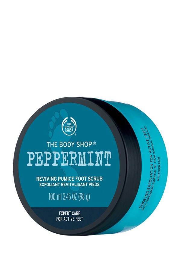 The Body Shop Exfoliante Calmante de Piedra P&oacute;mez y Menta para Pies Multicolor