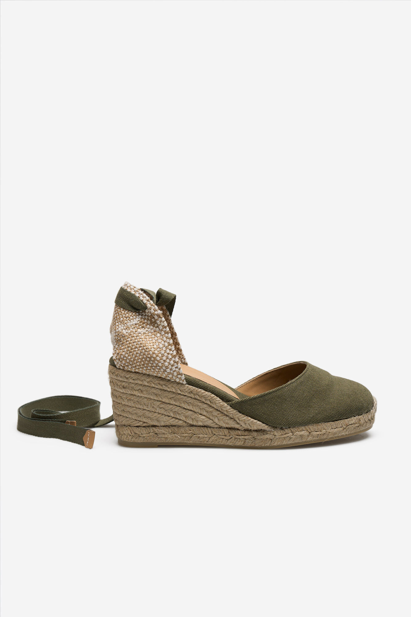 Alpargata Carina con cu a elaborada en lona Chaussures pour