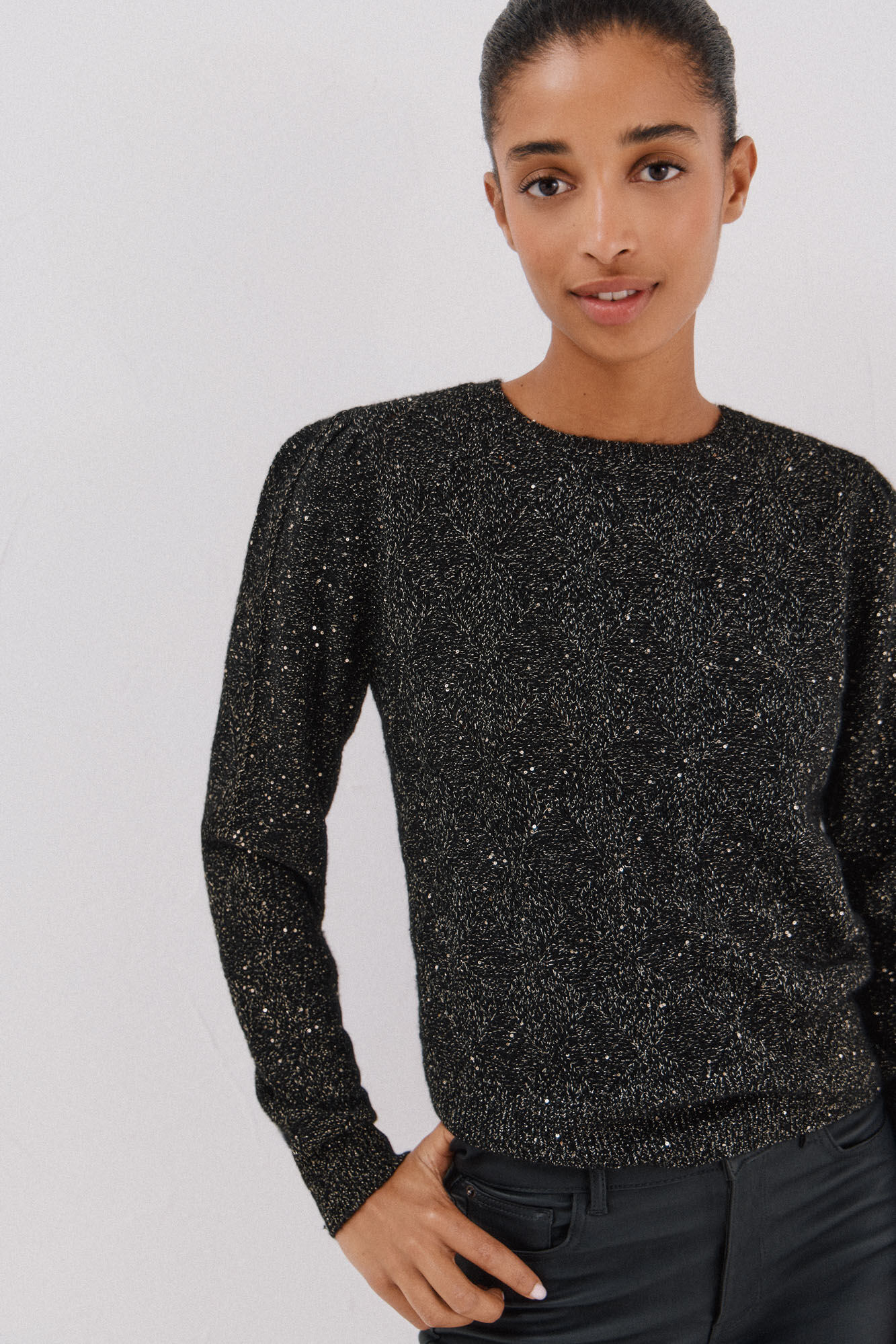 Cortefiel Sequin jersey-knit jersey