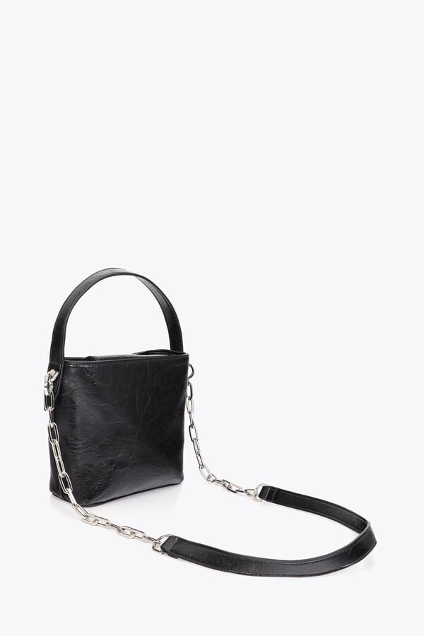 Lola Casademunt Crossbody bag with studs Black