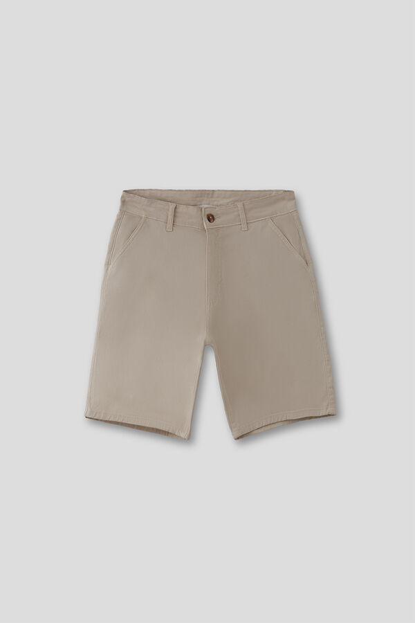 Street Monkey Chino Bermuda shorts Beige