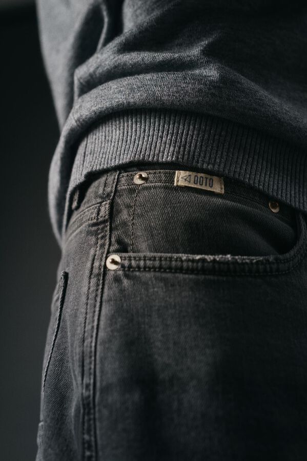 OOTO Pantalón vaquero slim fit Gris