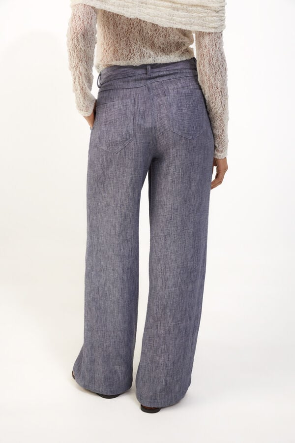 Slowlove Pantal&oacute;n flu&iacute;do &iacute;ndigo Blue