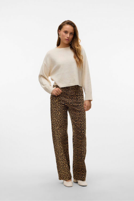 Pantalón vaquero animal print
