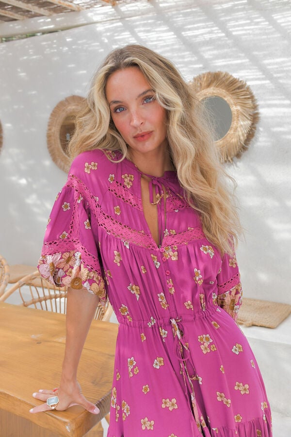 Jaase Vestido comprido Elsa Subiu