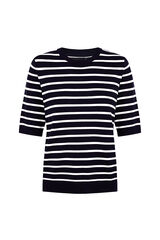 Cortefiel Short sleeve jumper Navy