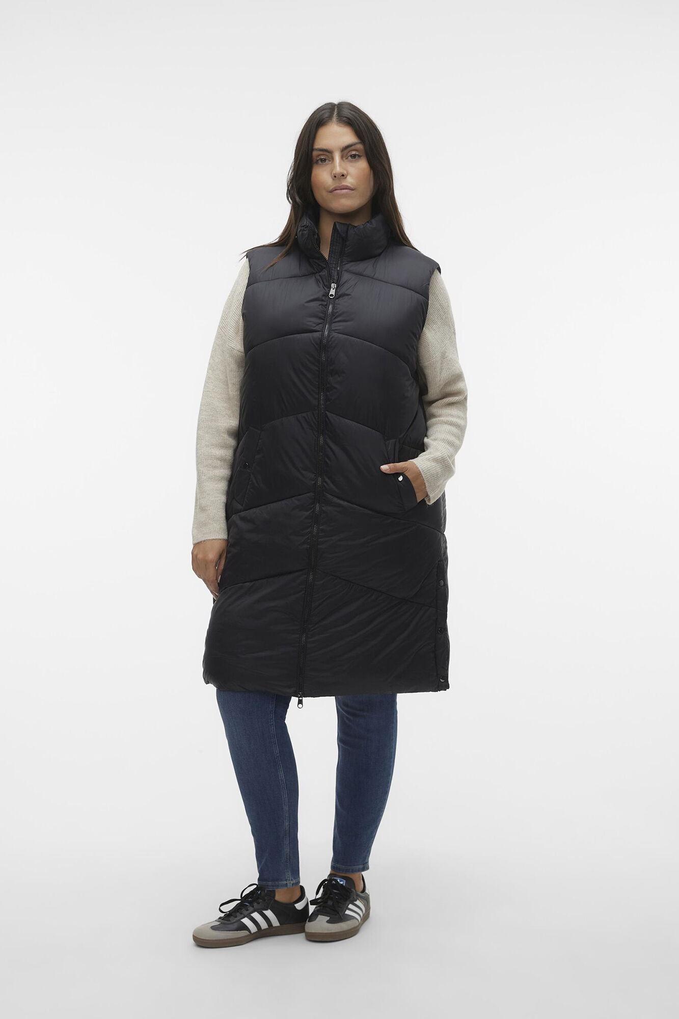 Chaleco ultraligero acolchado talla grande Chalecos de mujer Cortefiel