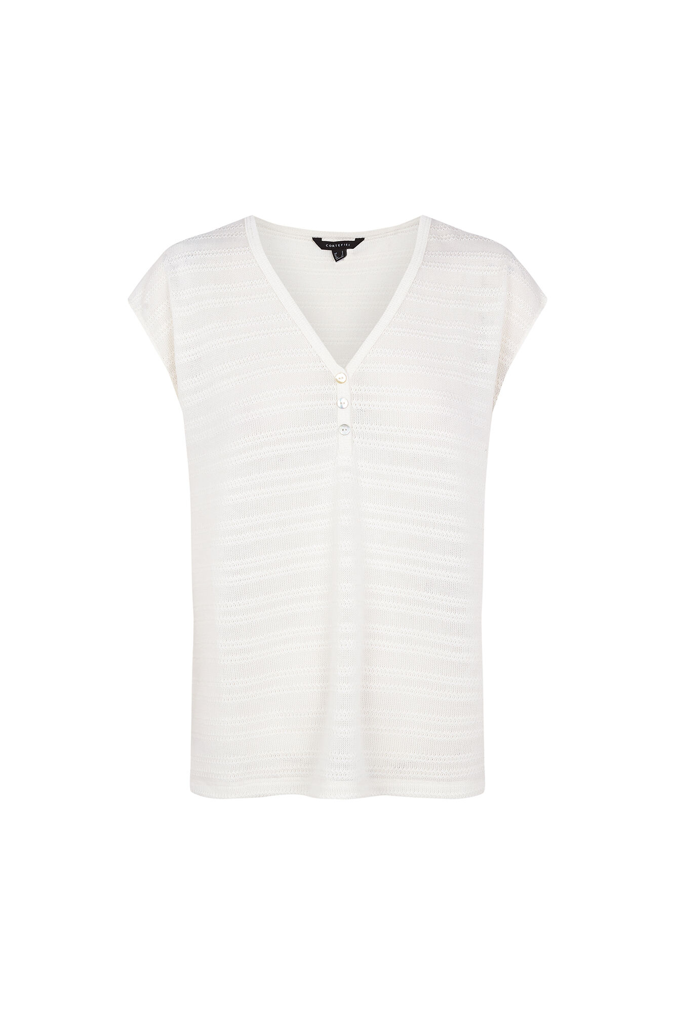 Cortefiel Striped structure T-shirt