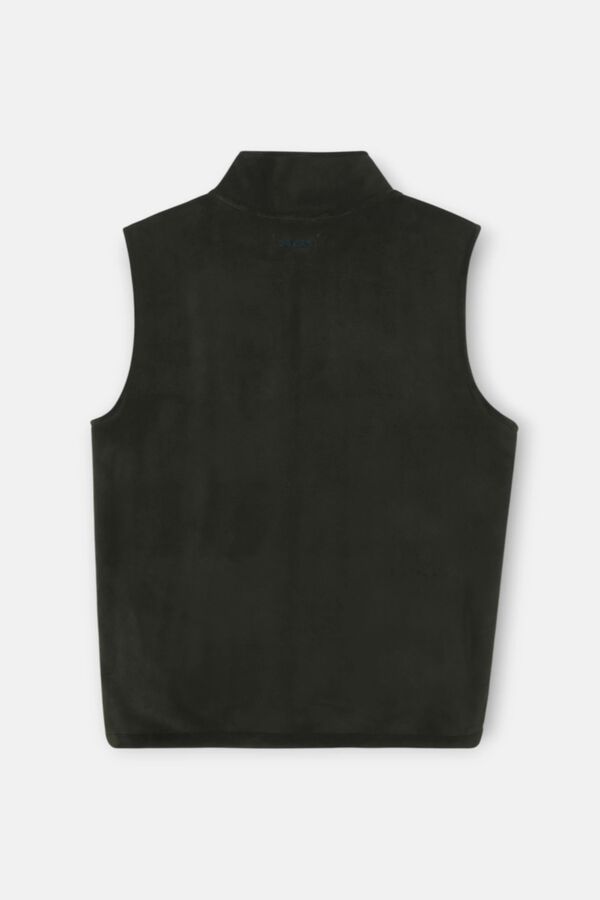 Silbon Fleece gilet Green