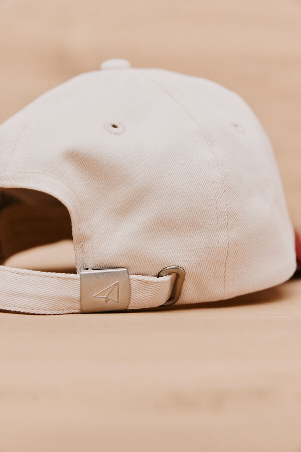 OOTO Gorra visera textil Beige