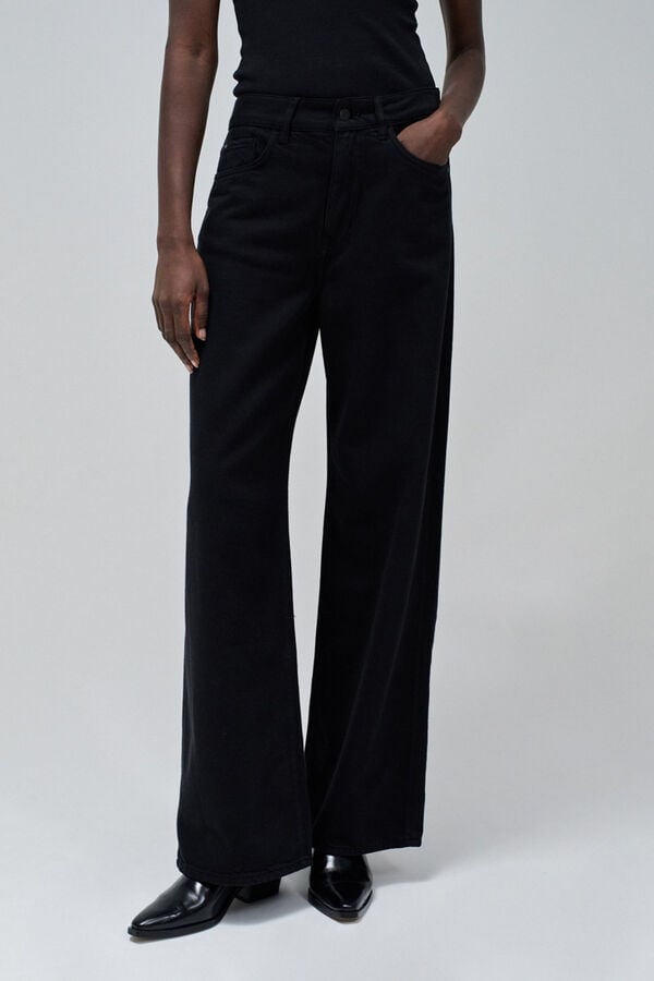 Salsa Jeans Jeans wide leg Preto