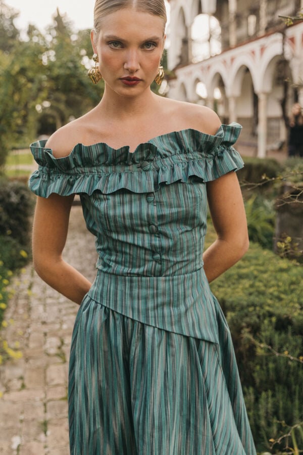 Cherubina Cameron skirt Turquoise