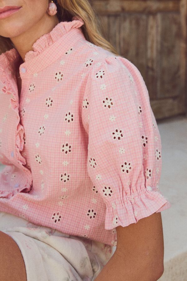 Pol&iacute;n Et Moi Blusa com estampado floral Naira Subiu