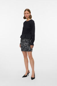 Vero Moda Saia curta de lantejoulas 