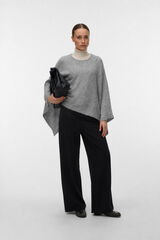 Vero Moda Fine knit poncho Grey
