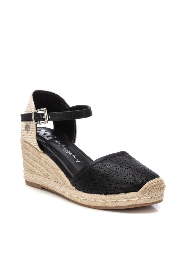 XTI Wedge espadrille Black