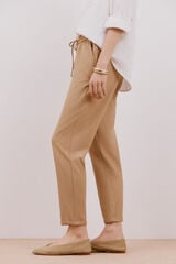 Cortefiel Very fluid pants Nude