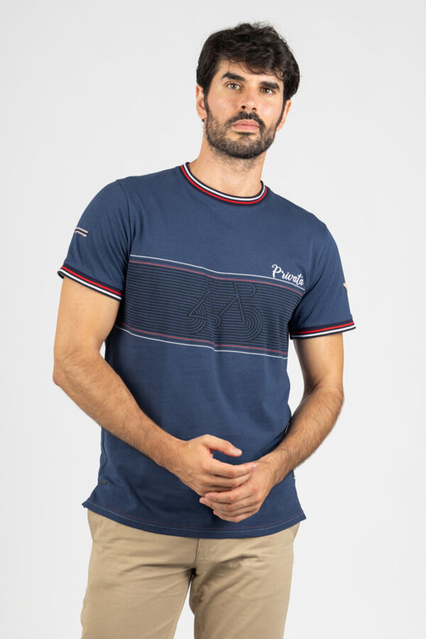 Privata Short sleeve T-shirt Navy